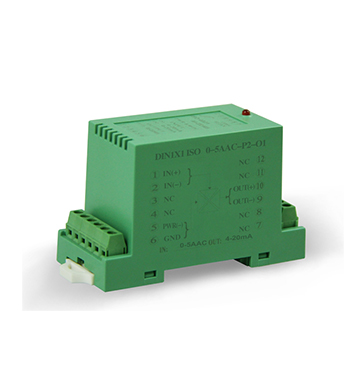 17、DIN1×1 ISO NNAC-O1系列無源二線制交流電壓電流轉4-20mA信號隔離變送器